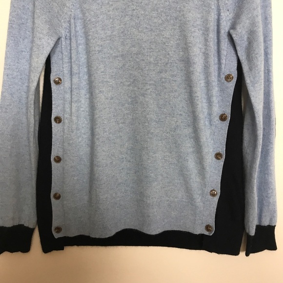 J. Crew two-toned sweater with functional buttons - Picture 6 of 8